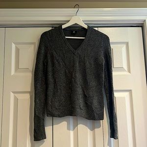 Paul Smith V-Neck Sparkled Silver Knitwear/ S